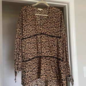 Leopard Tiered Tunic